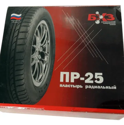 Фото №0 Пластырь пр-25 резинокордный для ремонта радиальных шин 115x125мм, 3 сл.кор