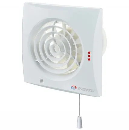 Фото №0 Осевой накладной вентилятор 100 Квайт В белый с выключателем Vents