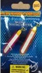 фото Неоновый свет Кулон-заколка прищепка на волосы 2шт/уп D=4.5мм, L=4см