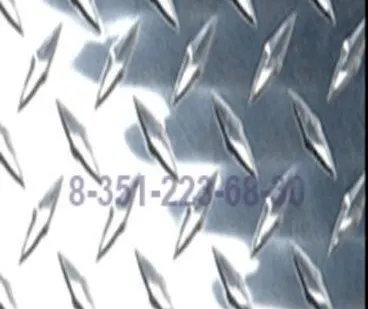 фото Лист рифленый сталь 3СП 09г2с 12х18н10т ГОСТы 8568-77 ромб чечевица