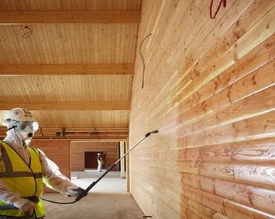 фото Огнезащита антисептирование для деревянных конструкций