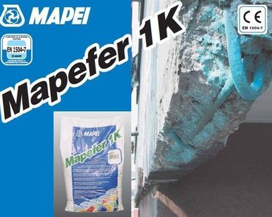 фото Антикоррозийная защита арматурных стержней в бетоне Mapefer 1k (Мапефер 1к)