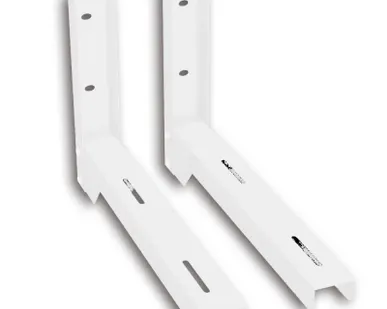 фото Кронштейны стальные удлиненные 400х805 мм 2 шт., Белый (RAL 9003)