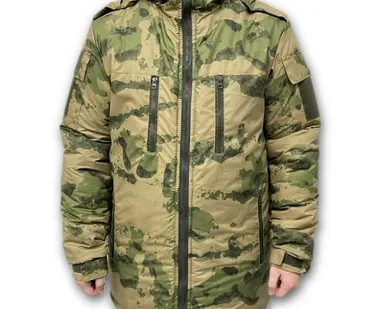 фото Зимняя куртка микро рип-стоп мох
