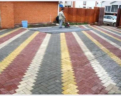 фото Укладка брусчатки