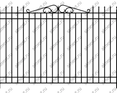 фото Секция заборная ННЗ-008 2м