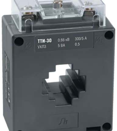 Фото №0 Трансформатор тока ТТИ-30 150/5А 5ВА класс 0,5S ITT20-3-05-0150 IEK (ИЭК)