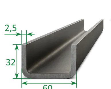 фото Швеллер гнутый 60х32х2,5