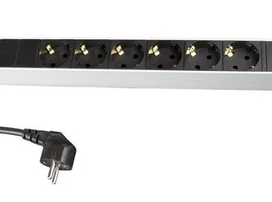фото SHT19-6SH-2.5EU Блок розеток для 19" шкафов