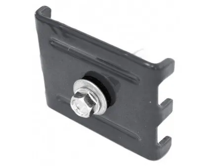 Фото №0 Крепление Скоба и саморез 5,5х32 RAL 7024 мокрый асфальт СПЛАВ ПРОФИЛЬ