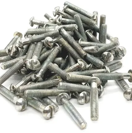 Фото №0 Винт М 2,5х14 с полусферической головкой, прямой шлиц, 100шт.