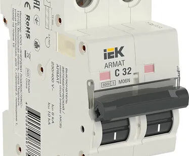 фото IEK ARMAT Авт. выкл. M06N 2P C 32А IEK