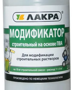 фото ЛАКРА Состав на основе ПВА "Модификатор" строительный (2,3кг)