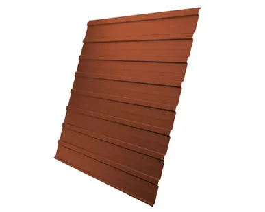 фото Профнастил С10A 0,45 Drap RAL 8004 терракота