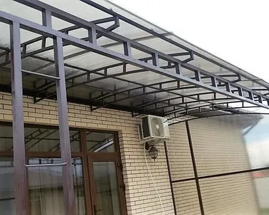 фото Навесы из поликарбоната.
