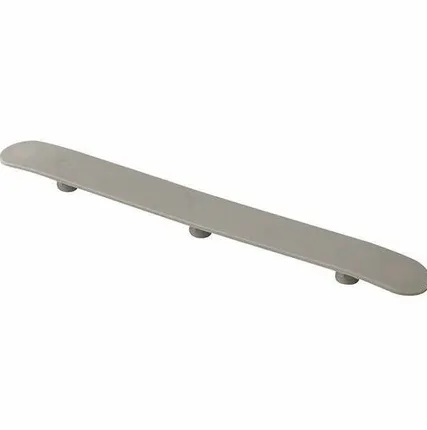 Фото №0 Заглушка декоративная для врезных петель, пластик, цвет серый RAL 7038