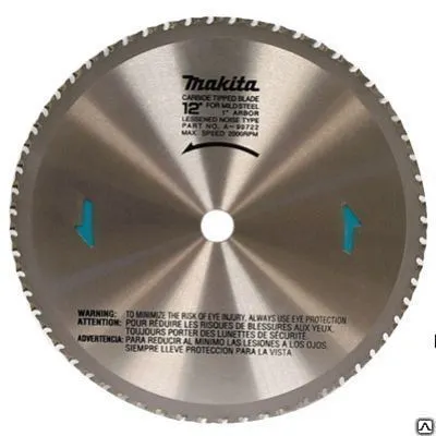 Фото №0 Диск пильный по металлу 305*25.4*2.0*76Т МАКIТА