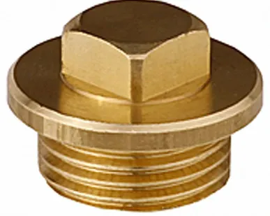 фото Заглушка GENERAL FITTINGS, никелированная латунь, наружная резьба, 3/4&quot;