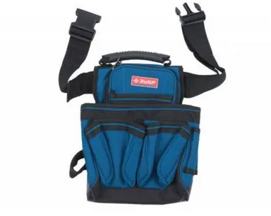 фото Поясной подсумок с 7 карманами и держателем для молотка Зубр 38634