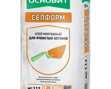 фото Клей монтажный  ОСНОВИТ СЕЛФОРММС112, 20 кг