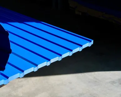 фото Профлист С-10 / синий / 0.45 мм - RAL 5005 / Сигнальный синий - Глянцевая - с ЛКП - Первый - С-10 - Индивидуальные - Розница