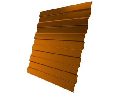 фото Профнастил С8А 0,45 PE RAL 2004 оранжевый