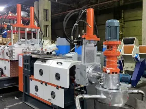 Фото №11 Каскадный гранулятор для пленки в Москве