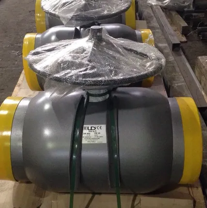 Фото №0 Кран шаровый КШЦП LD Ду400/305 Ру1,6 МПа