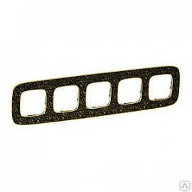 фото Рамка "Барокко Нуар ". 5-постовая универсальная 754435 Valena ALLURE