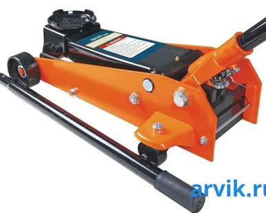 фото Домкрат гидравлический подкатной TOR DPJ 
г/п 3,0 т 75-505 мм двойной