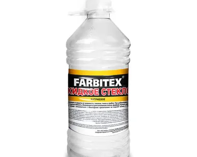 фото Жидкое стекло 3,8 кг/3л ФАРБИТЕКС (1/6)