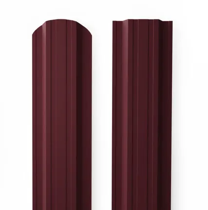 Фото №0 Евроштакетник металлический ВИШНЯ 3005 PLAZA 105