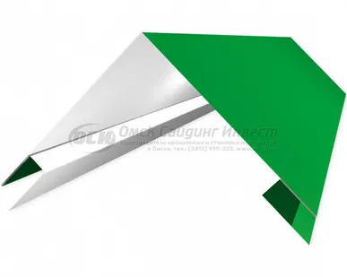 фото Угол сложный (сайдинг блок-хаус) RAL 6002 (Зеленая листва)