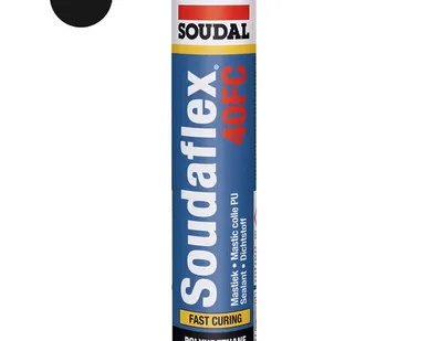 фото Герметик полиуретановый универсальный Soudal Soudaflex 40 FC черный 300 мл.