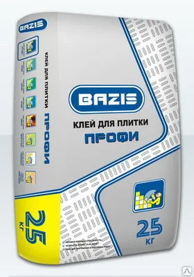 Фото №0 Клей для плитки Базис Профи 25 кг, меш