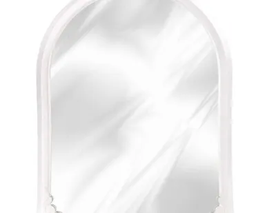 фото Зеркало в рамке Альтернатива в рамке белое М7405