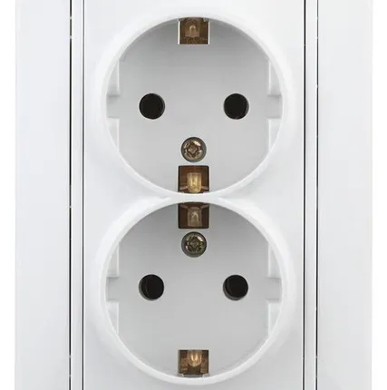 Фото №0 Розетка СП Plano 2х2P+E Schuko 1Э-205-01 16А-250В бел. Intro Б0038830