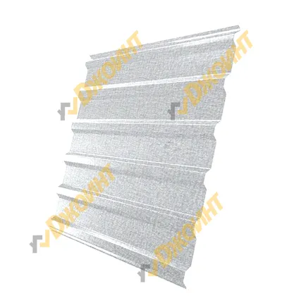 Фото №0 Профнастил МП-20 0,5 MATGRANIT NEW RAL 9006 бело-алюминиевый