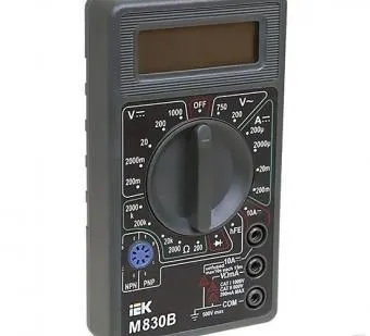 фото Мультиметр цифровой Universal M830B ИЭК TMD-2B-830