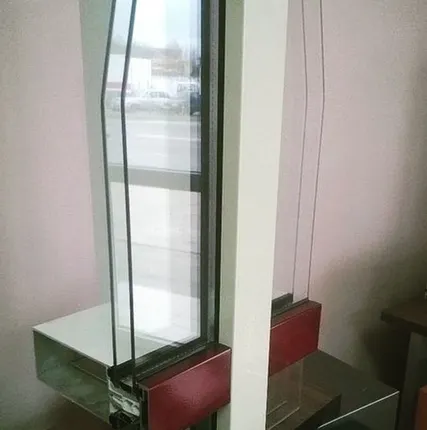 Фото №0 Витраж алюминиевый КП50