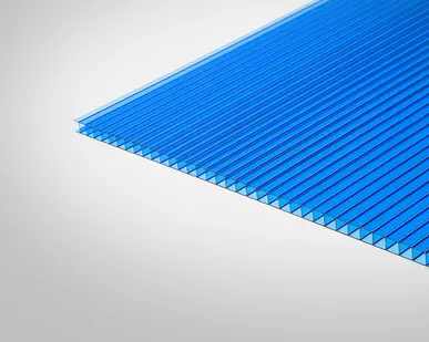 фото СОТОВЫЙ ПОЛИКАРБОНАТ (СИНИЙ) (2100*6000*4)