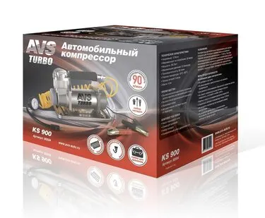 фото Автомобильный компрессор AVS KS900 90 л/мин 10 атм