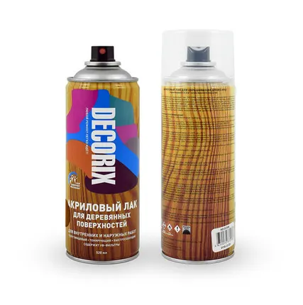 Фото №0 Лак DECORIX тонирующий дуб 520 мл спрей