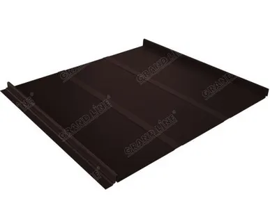 фото Кликфальц Профи GL 0,5 Quarzit lite с пленкой RAL 8017, м2 Grand Line