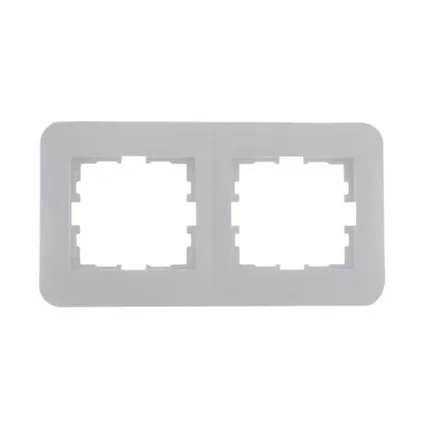 Фото №0 LEZARD Рамка 2-м Karina Life горизонт. белая 708-0200-147 LEZARD