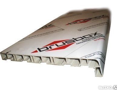 фото Подоконник ПВХ Brusbox 550 мм (белый)