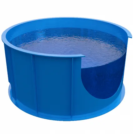 Фото №0 Купель - бассейн PLASTANK - ПЛАСТАНК круглая для бани и сауны