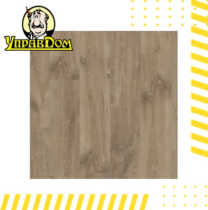 Фото №0 Ламинат Quick-Step Quick Step Creo Plus 4V (Rus) CRP 5335 Дуб Луизиана коричневый