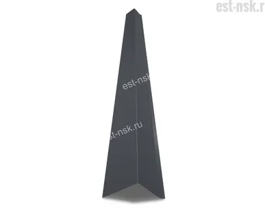 фото Планка торцевая 95х120х2000 RAL 7024