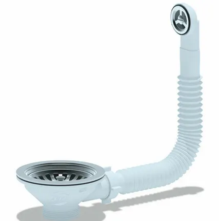 Фото №0 Перелив 40 для мойки 3 1/2 круглый (N320S) Анипласт